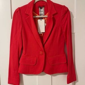 Coral red Blazer size 0